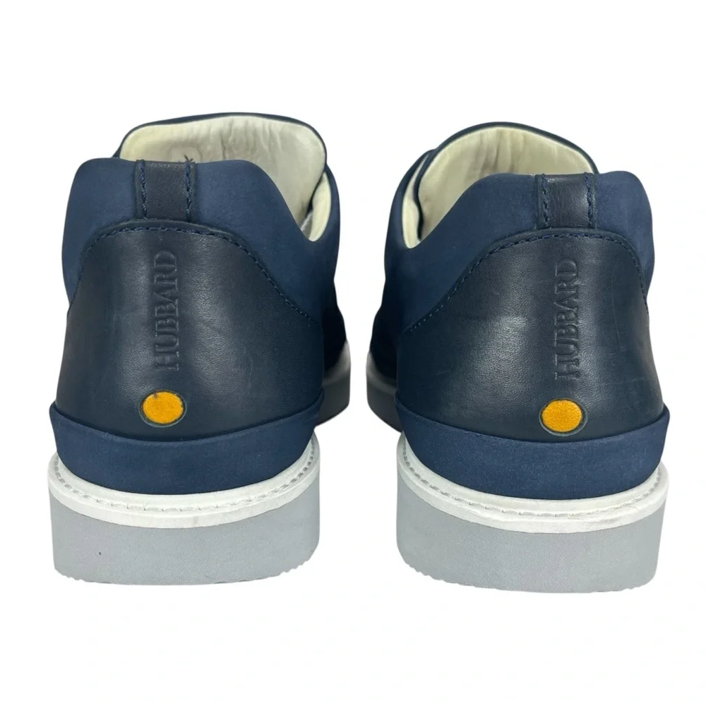 Samuel Hubbard Men’s 10.5 Navy Blue‎ Leather Vibram Sole Sneakers